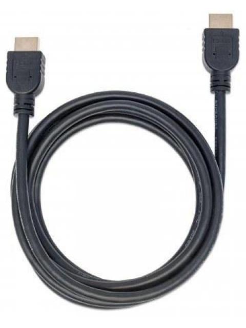 MANHATTAN CABLE HDMI MACHO - HDMI MACHO 4K 60HZ 2 METROS NEGRO