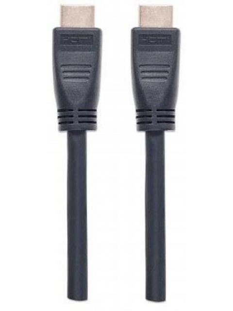 MANHATTAN CABLE HDMI MACHO - HDMI MACHO 4K 60HZ 8 METROS NEGRO