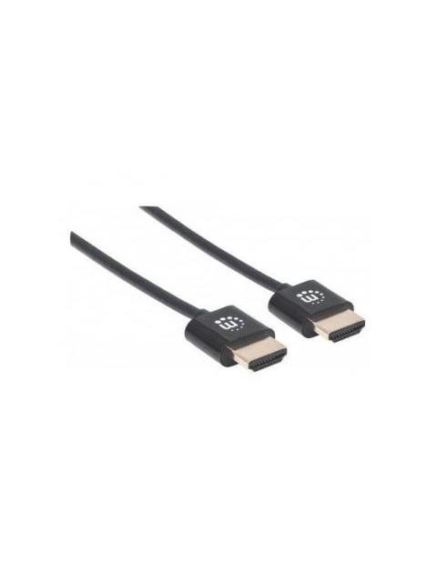 MANHATTAN CABLE HDMI MACHO - HDMI MACHO 4K 60HZ 1.8 METROS NEGRO
