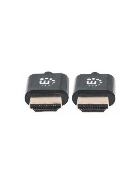 MANHATTAN CABLE HDMI MACHO - HDMI MACHO 4K 60HZ 1.8 METROS NEGRO