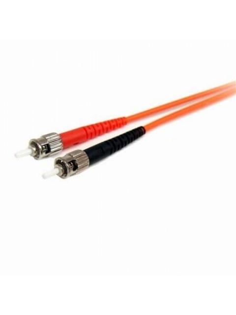 STARTECH  CABLE FIBRA OPTICA MULTIMODO DUPLEX LC MACHO - ST MACHO 2 METROS NARANJA