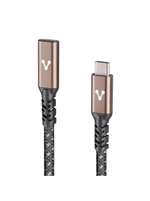 CABLE USB VORAGO CAB127 EXTENSION USB TIPO C HASTA 100W 1M