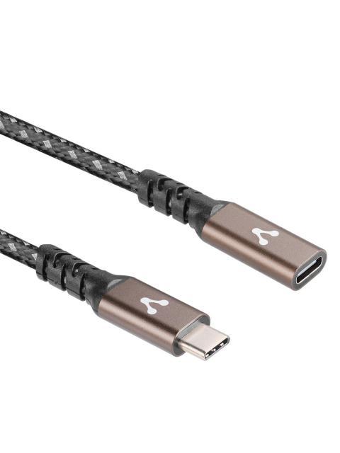 CABLE USB VORAGO CAB127 EXTENSION USB TIPO C HASTA 100W 1M