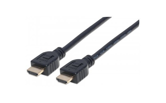 MANHATTAN CABLE HDMI MACHO - HDMI MACHO 4K 60HZ 3 METROS NEGRO