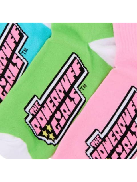 CALCETAS LAS CHICAS SUPERPODEROSAS MULTICOLOR THE POWERPUFF GIRLS