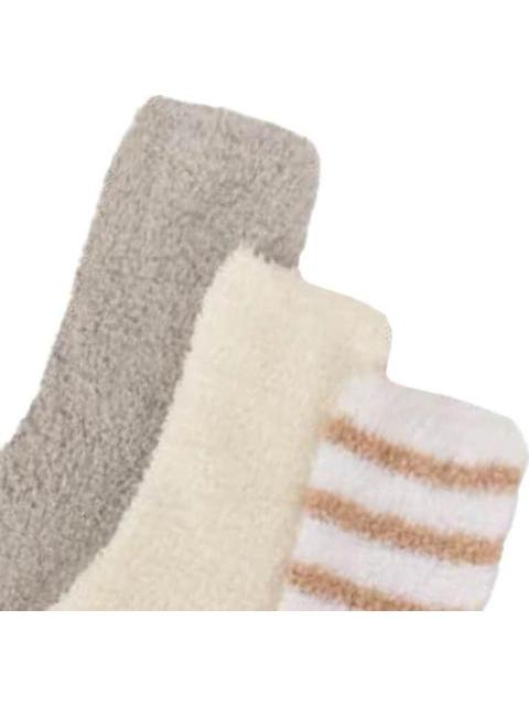 CALCETAS PELUCHE DAMA SET DE 3 PARES UNITALLA DAMA MULTICOLOR LOVE TO LOUNGE
