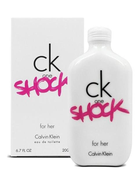 CK ONE SHOCK HER EDT 200ML PARA MUJER