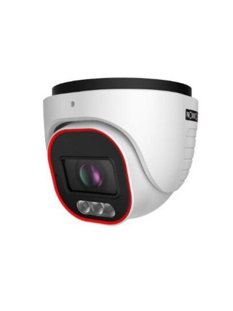CAMARA DOMO IP 4 MP FULL COLOR LENTE MVF 2.812MM (105.4°34°) IR HASTA 40 MTS ANALITICO BASICO DDA MICROFONO WDR SD(128GB) IP67