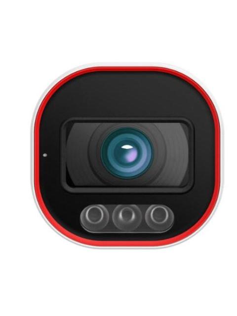 CAMARA DOMO IP 4 MP FULL COLOR LENTE MVF 2.812MM (105.4°34°) IR HASTA 40 MTS ANALITICO BASICO DDA MICROFONO WDR SD(128GB) IP67