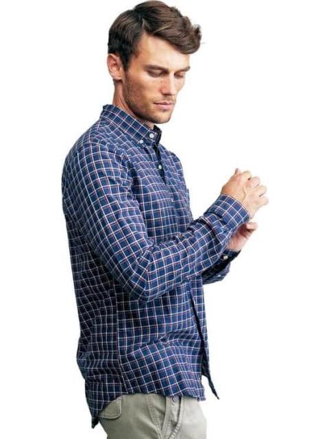 CAMISA CUADROS AZUL MARINO HPC POLO