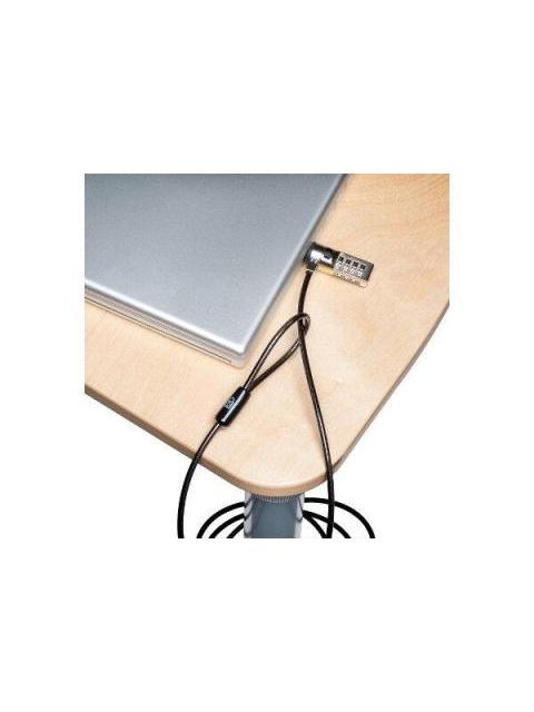 KENSINGTON CANDADO DE COMBINACION PARA LAPTOPS K67819WW 1.8 METROS NEGRO-AMARILLO