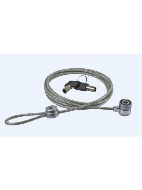 PERFECT CHOICE CANDADO DE LLAVE PARA LAPTOPS PC-160076 2 METROS GRIS