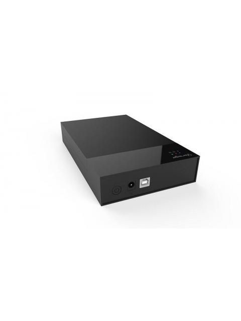 VORAGO GABINETE DE DISCO DURO 2.5-3.5 SATA USB 2.0 NEGRO
