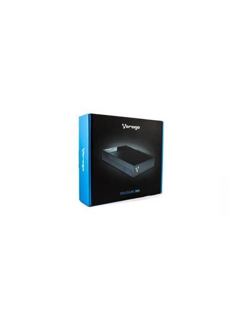 VORAGO GABINETE DE DISCO DURO 2.5-3.5 SATA USB 2.0 NEGRO