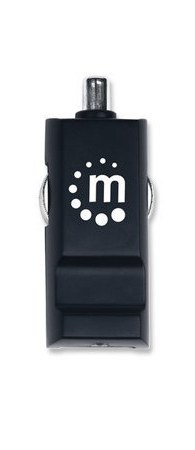 MANHATTAN CARGADOR USB POPCHARGE PARA AUTOMOVIL USB 2.0 NEGRO