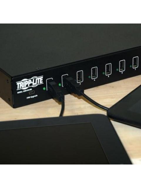 TRIPP LITE ESTACION DE CARGA PARA TABLETAS 16 PUERTOS USB NEGRO