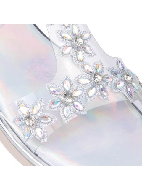 SANDALIA BRILLOS PLATA VIVIS SHOES KIDS