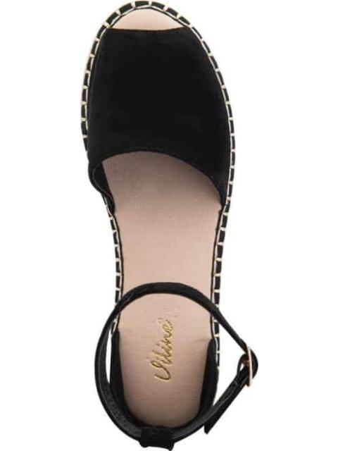 SANDALIA PLANA NEGRO VI LINE