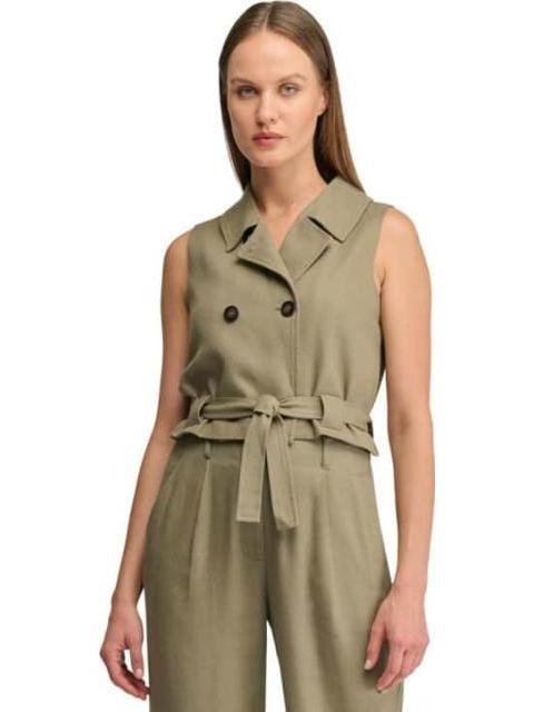 CHALECO LISO VERDE OLIVO HOLLY LAND