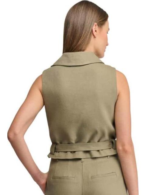 CHALECO LISO VERDE OLIVO HOLLY LAND