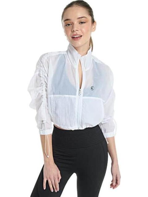 CHAMARRA CROP ROMPEVIENTOS BLANCO PROKENNEX