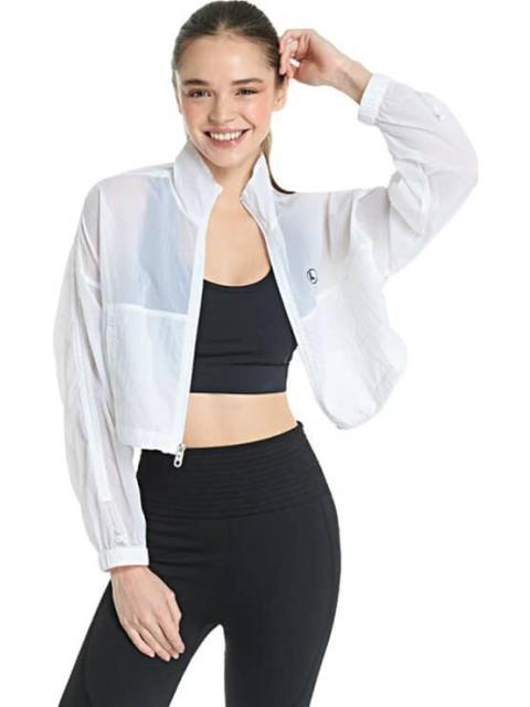 CHAMARRA CROP ROMPEVIENTOS BLANCO PROKENNEX