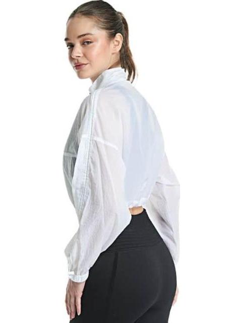 CHAMARRA CROP ROMPEVIENTOS BLANCO PROKENNEX