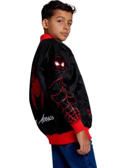 CHAMARRA SPIDERMAN NEGRO SPIDERMAN