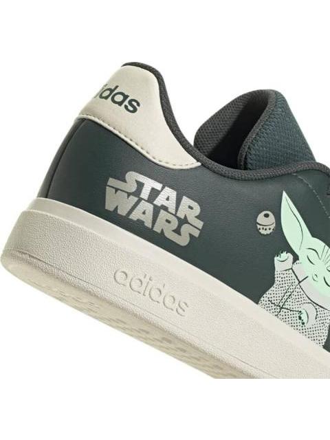 CHOCLO TENIS CASUAL URBANO ZAP ADVANTAGE MANDALORIAN VERDE ADIDAS