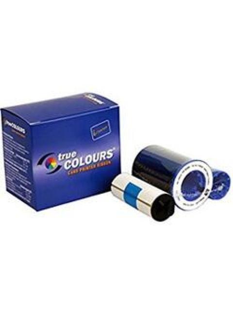 CINTA ZEBRA RIBBON ISERIES DE COLOR CON RODILLO DE LIMPIEZA 5 PANELES YMCKO 200 IMPRESIONES