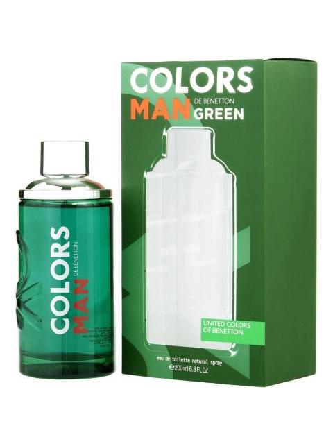 COLORS MAN GREEN 200 ML EDT SPRAY DE BENETTON