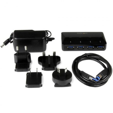 STARTECH  HUB USB A 3.0 DE 4 PUERTOS 5000 MBIT-S NEGRO