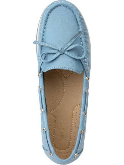 MOCASIN CON MOÑO AZUL SHOSH