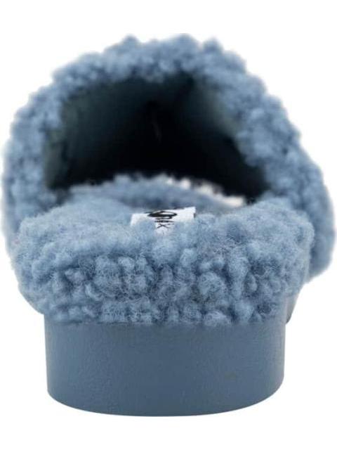 SANDALIA PANTUFLA BORREGA AZUL SHOSH