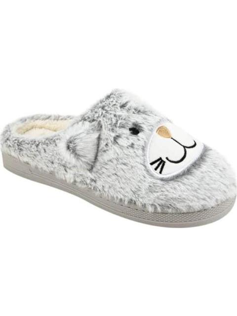 PANTUFLA GATO GRIS SHOSH CONFORT