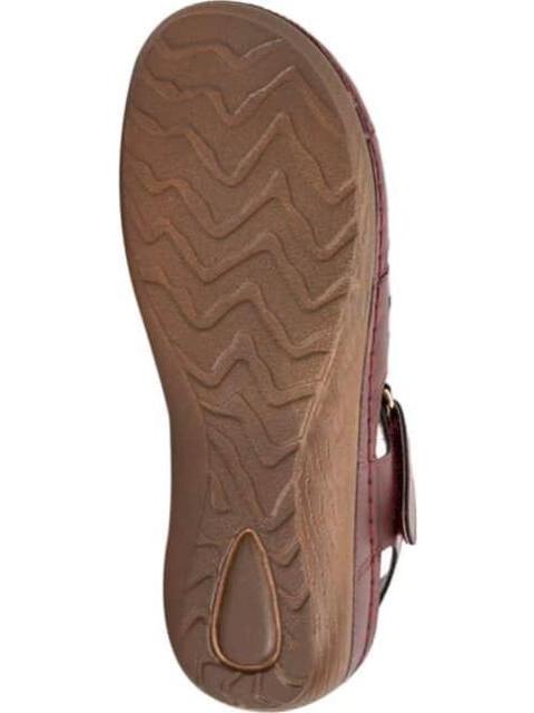 SANDALIA CONFORT VINO SHOSH