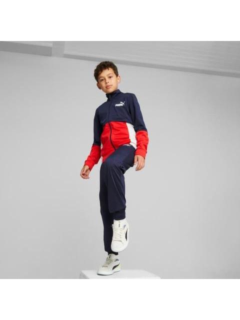 CONJUNTO 2 PIEZAS COLORBLOCK POLY SUIT CL B AZUL MARINO PUMA