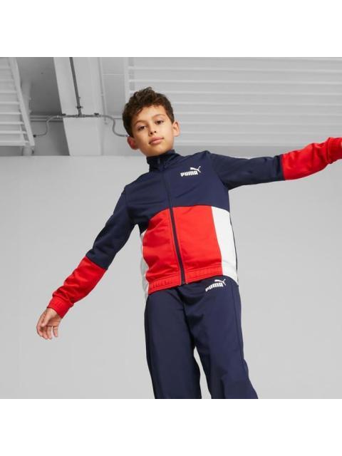 CONJUNTO 2 PIEZAS COLORBLOCK POLY SUIT CL B AZUL MARINO PUMA