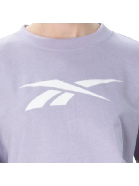 CONJUNTO 2 PIEZAS SET CREW SHORT BIG VECTOR MORADO REEBOK