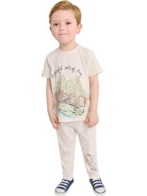 CONJUNTO CONJUNTO TRAJE BEIGE WINNIE THE POOH