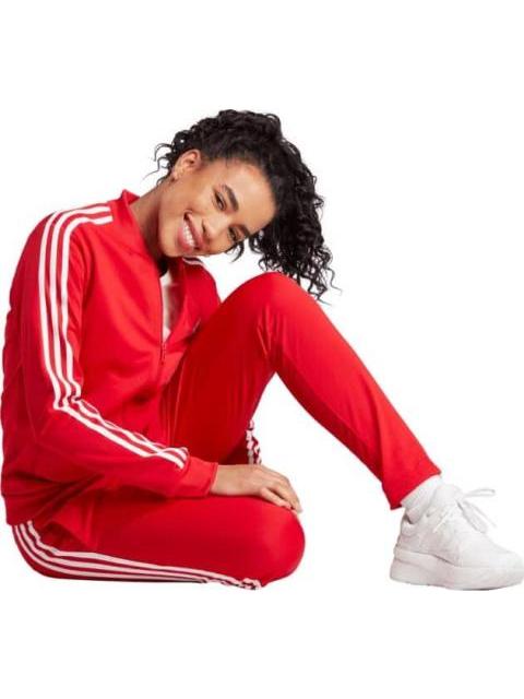 CONJUNTO DEPORTIVO ESSENTIALS SUDADERA Y PANTS ROJO ADIDAS