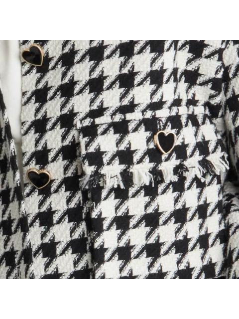 CONJUNTO SACO Y FALDA BLANCO/NEGRO HOLLY LAND KIDS