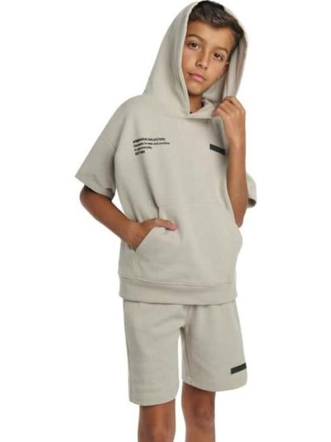 CONJUNTO SUDADERA Y SHORT GRIS NEXT CO