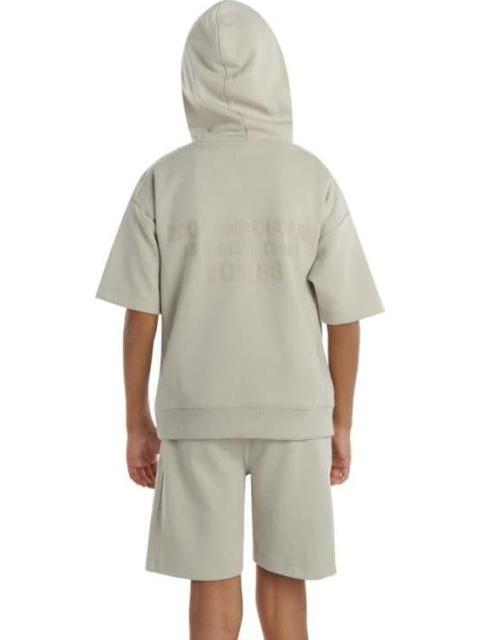 CONJUNTO SUDADERA Y SHORT GRIS NEXT CO