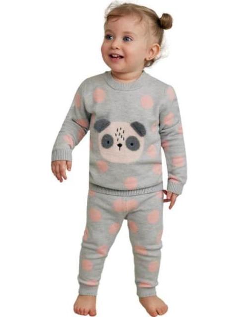 CONJUNTO TEJIDO GRIS HOLLY LAND BABY