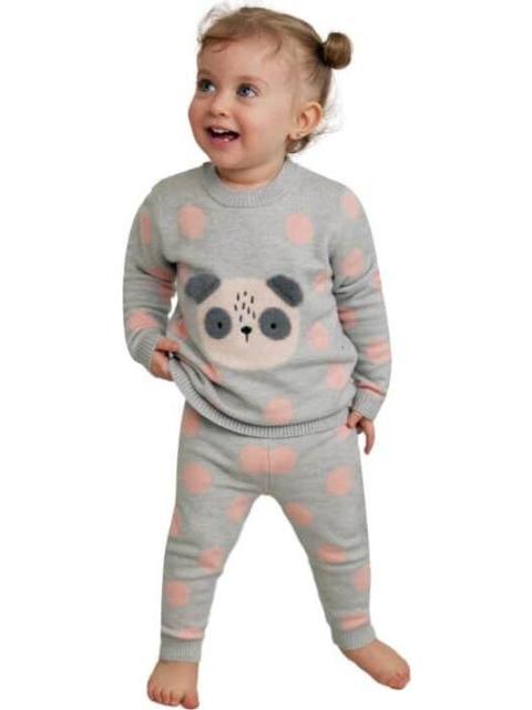 CONJUNTO TEJIDO GRIS HOLLY LAND BABY