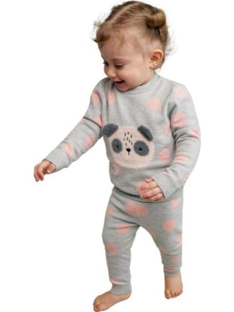 CONJUNTO TEJIDO GRIS HOLLY LAND BABY