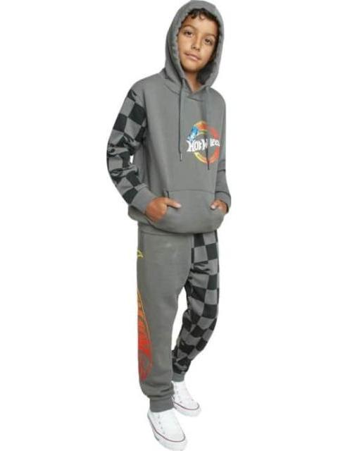 CONJUNTO TRAJE CABALLERO GRIS HOT WHEELS