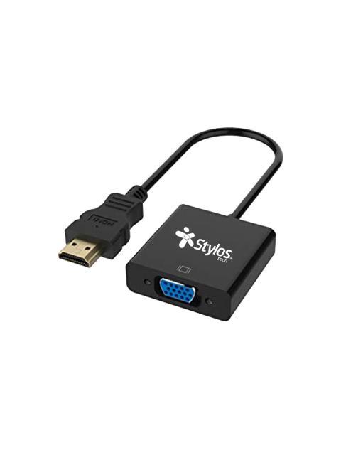 CONVERTIDOR STYLOS HDMI A VGA+AUDIO 3.5MM 15 CM STACHV1B