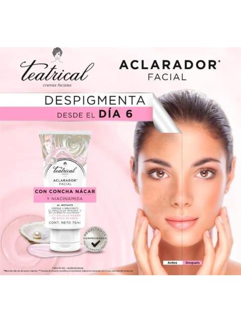 CREMA FACIAL ACLARADOR 75 ML BLANCO TEATRICAL